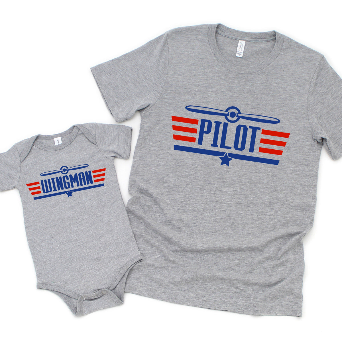 Pilot Wingman Shirts – Matching Family Shirts | Father Son Aviation Tees