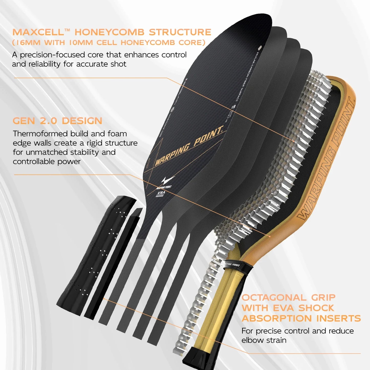 Aether Pickleball Paddle - Hybrid