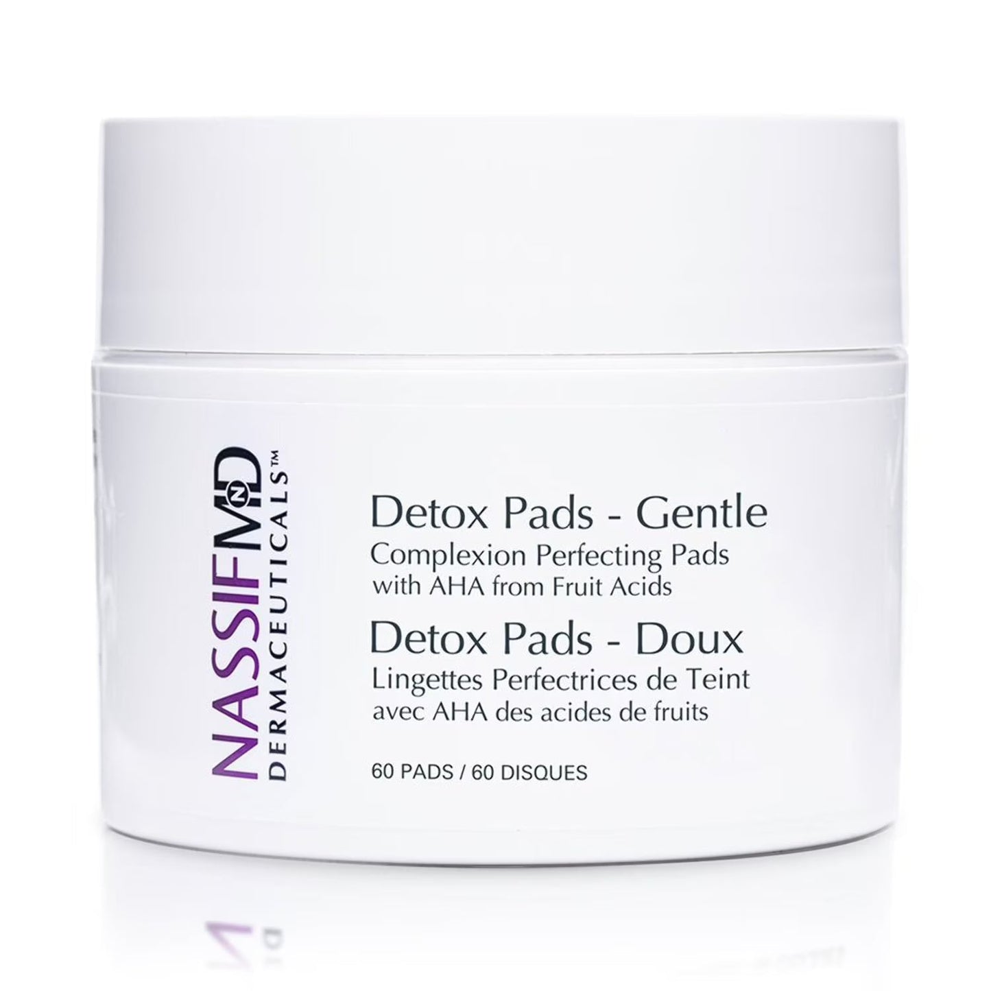 NassifMD Detox Anti-Aging Facial Pads 60-count