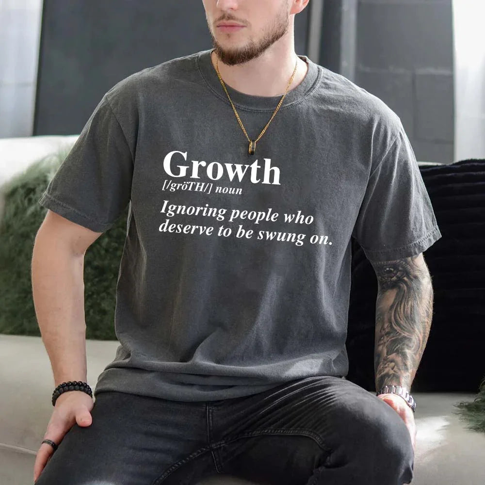 Growth Definition Graphic Tee – Unisex Uplifting Message T-Shirt