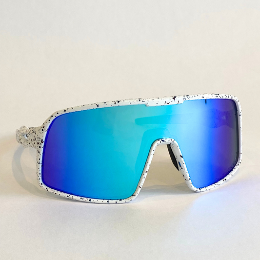 Flying Dog - Snowstorm with Blue-Mirror Revo Lens