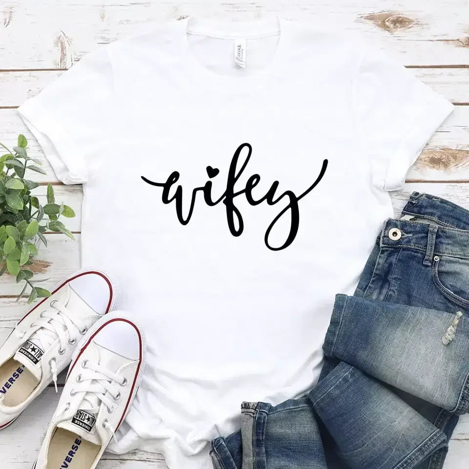 Hubby & Wifey Couple T-shirt