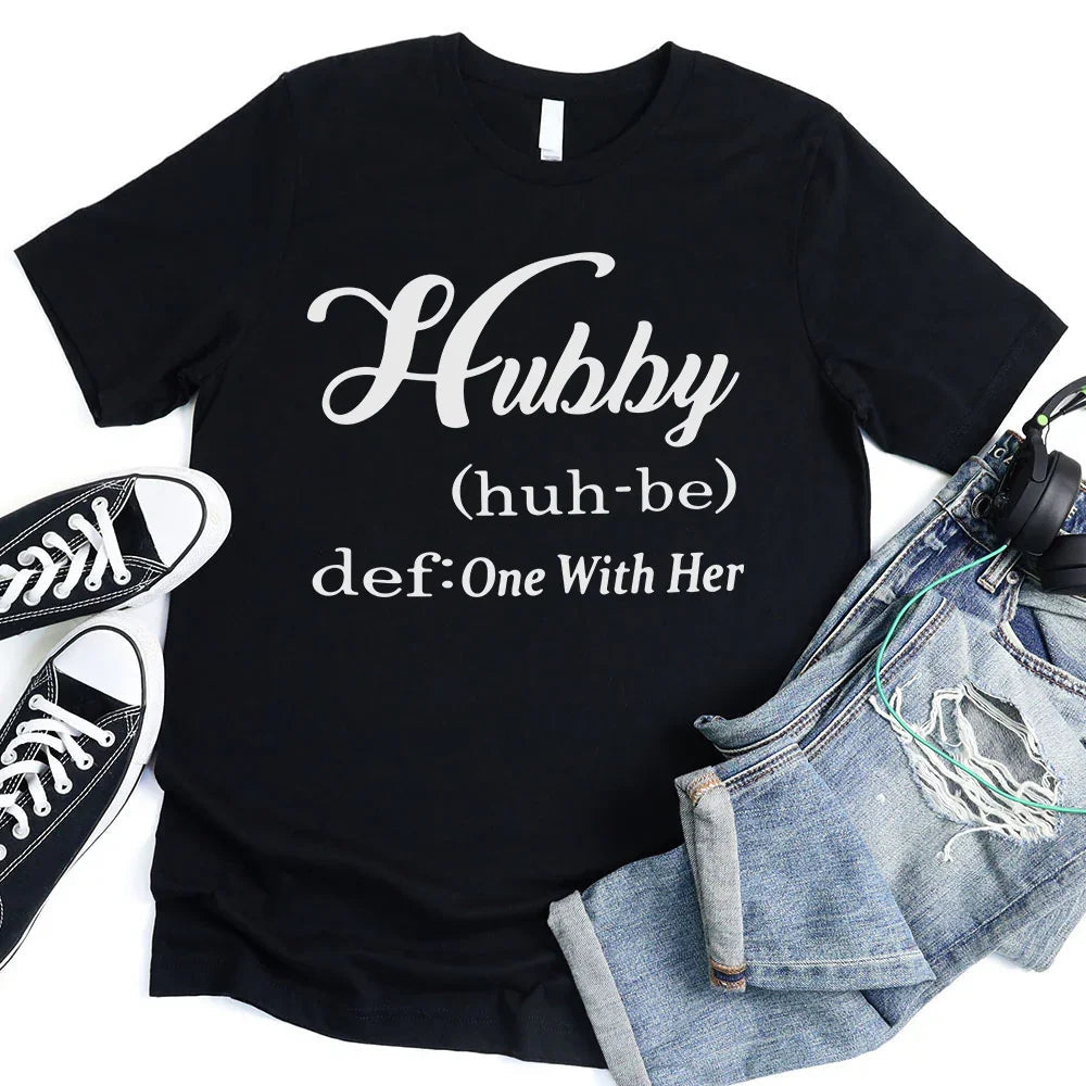 Hubby & Wifey Definition Couple T-shirt