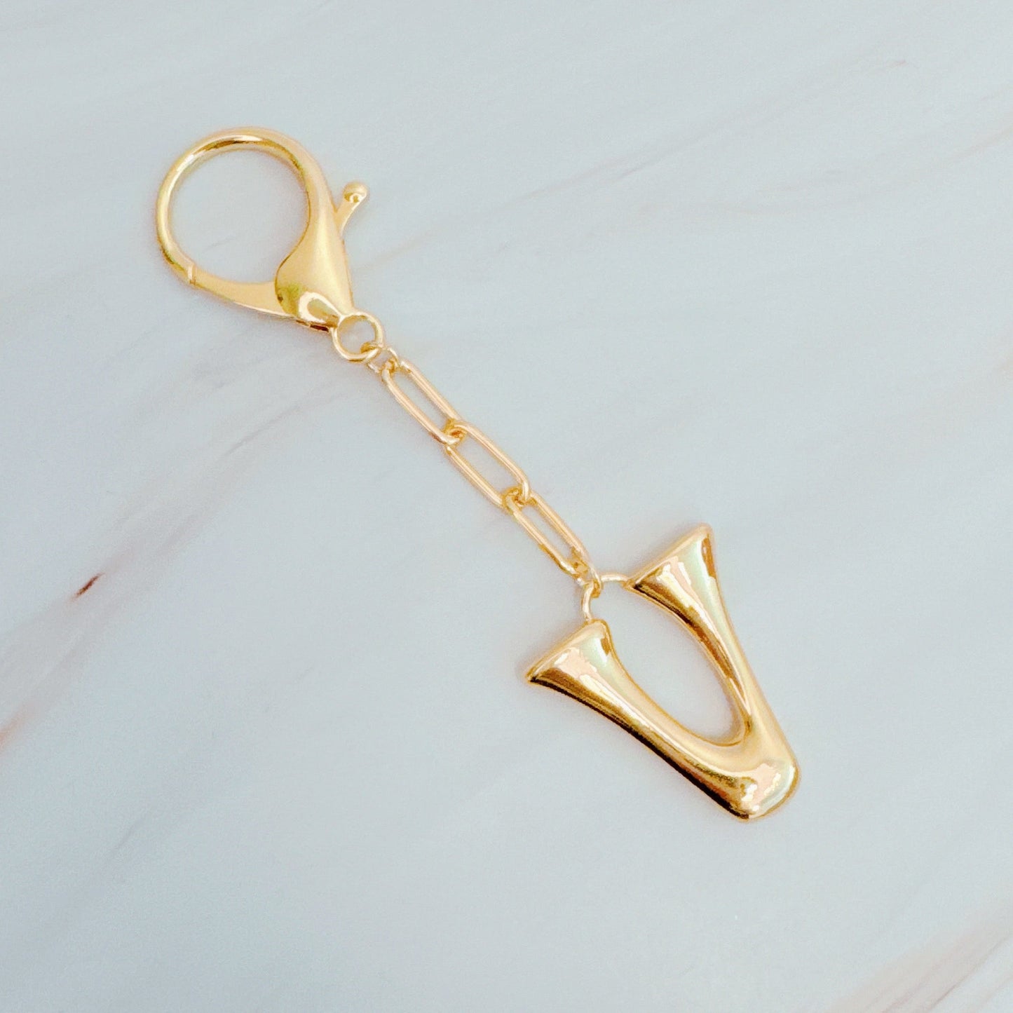 Whimsy Balloon Letter Initial Bag Charm