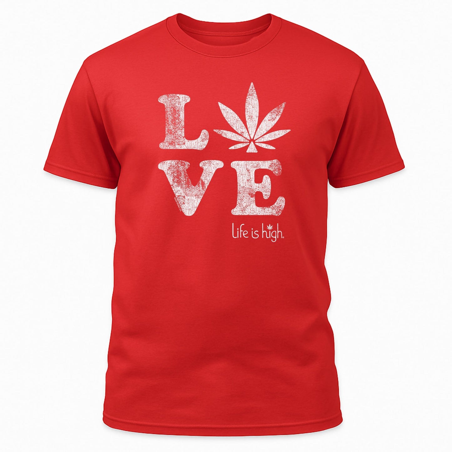 LOVE (Distressed Leaf O)