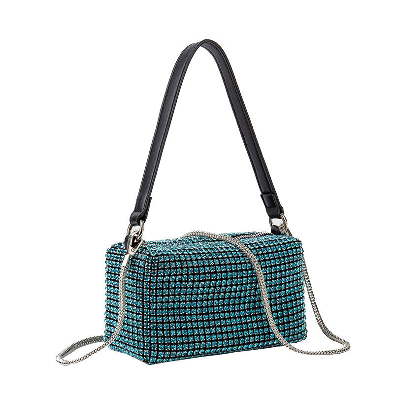 Rhinestone Bag Chain Evening  Shoulder Purse crossbody
