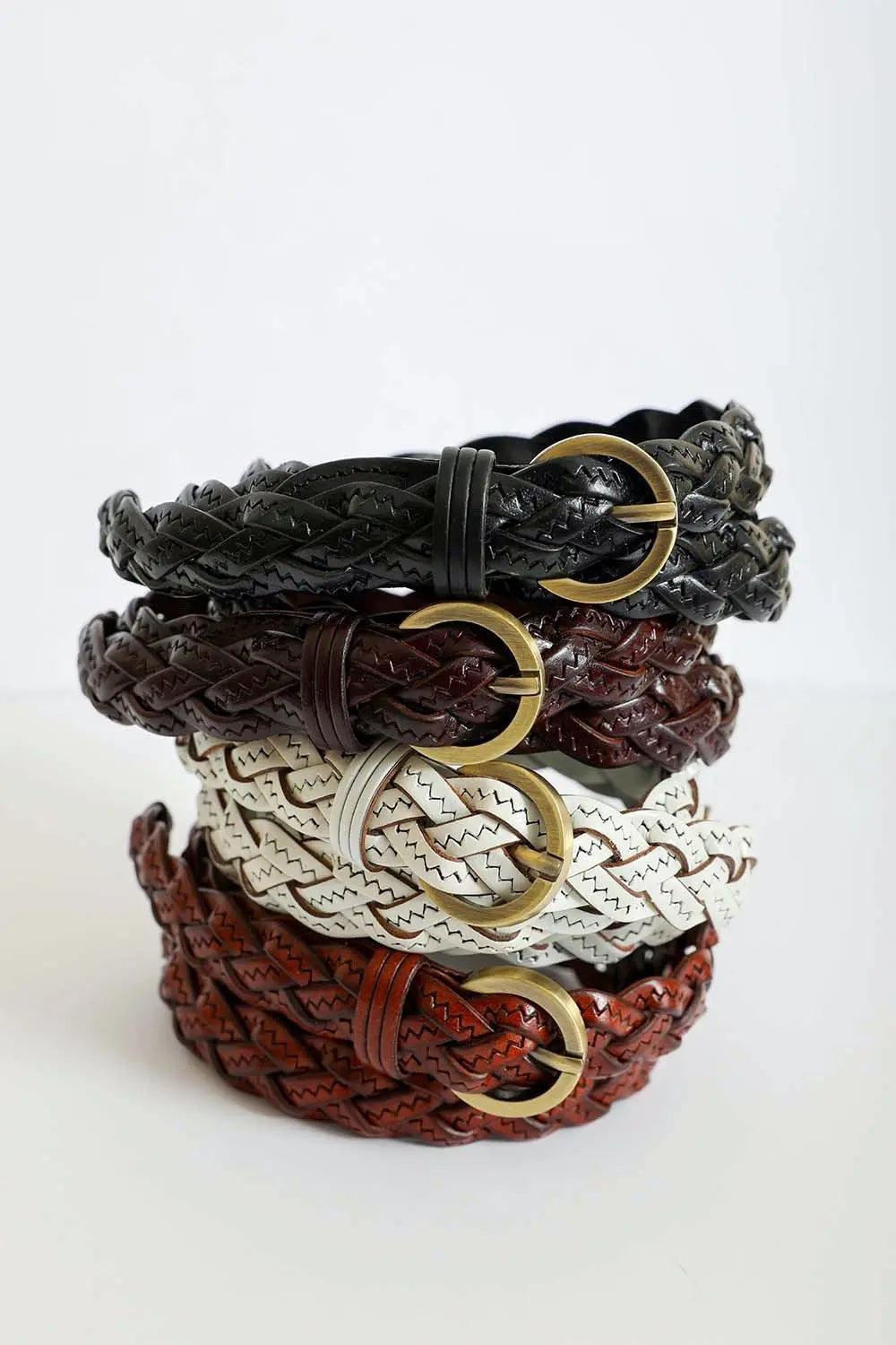 Classic Braided Leather Belt – Timeless Style for Every Outfit 🤎⛓️