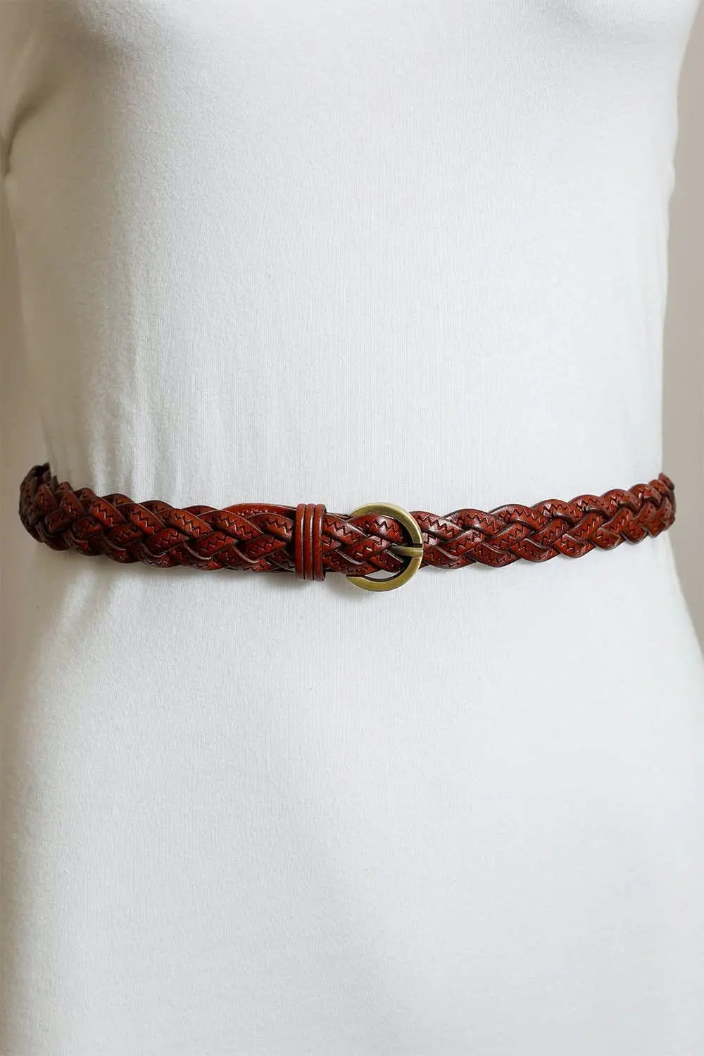 Classic Braided Leather Belt – Timeless Style for Every Outfit 🤎⛓️