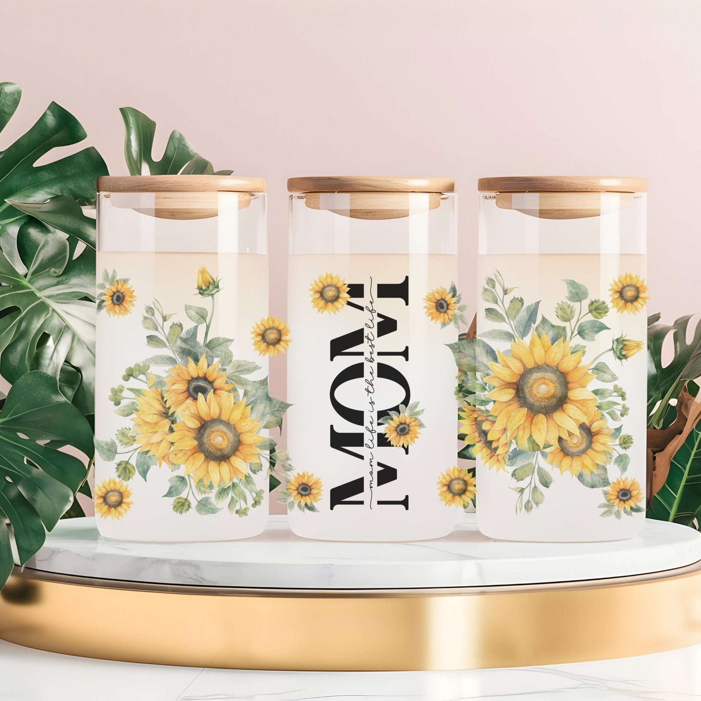 Mom Life Best Life Glass Cup