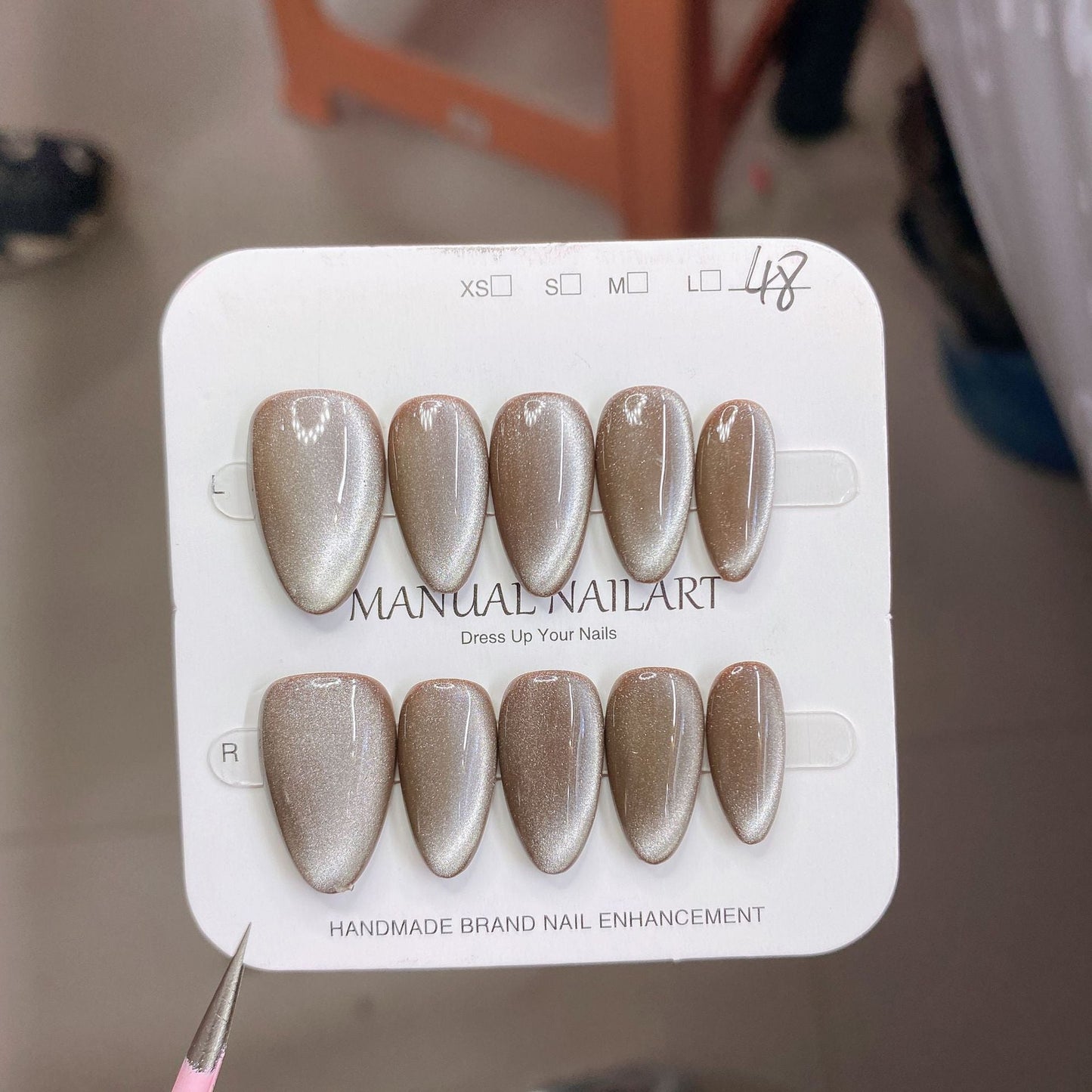 1027- Handmade press on nails fake nails removable