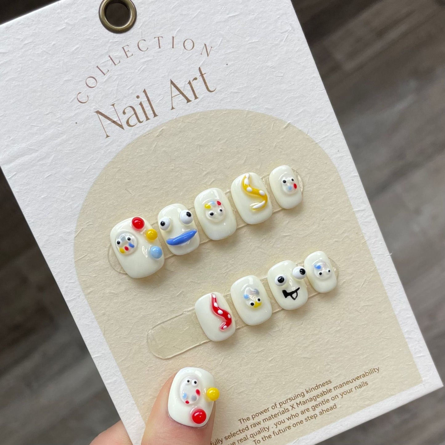 0938- Handmade press on nails fake nails removable