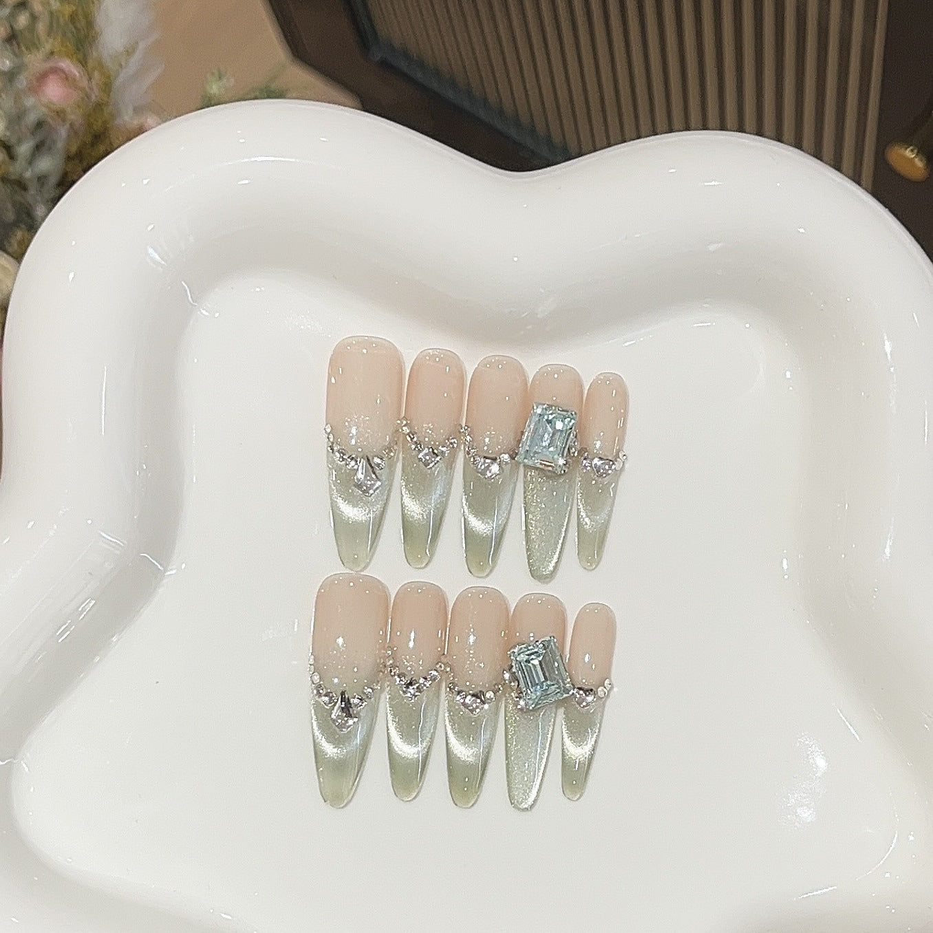 0995- Handmade press on nails fake nails removable