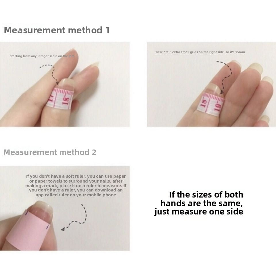 Hand painted sweet cool three-dimensional engraved patch French gradual change blush nail sweet wear