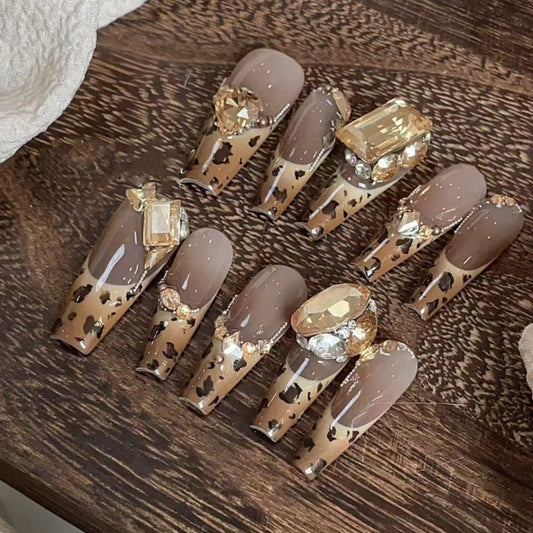 0993- Handmade press on nails fake nails removable