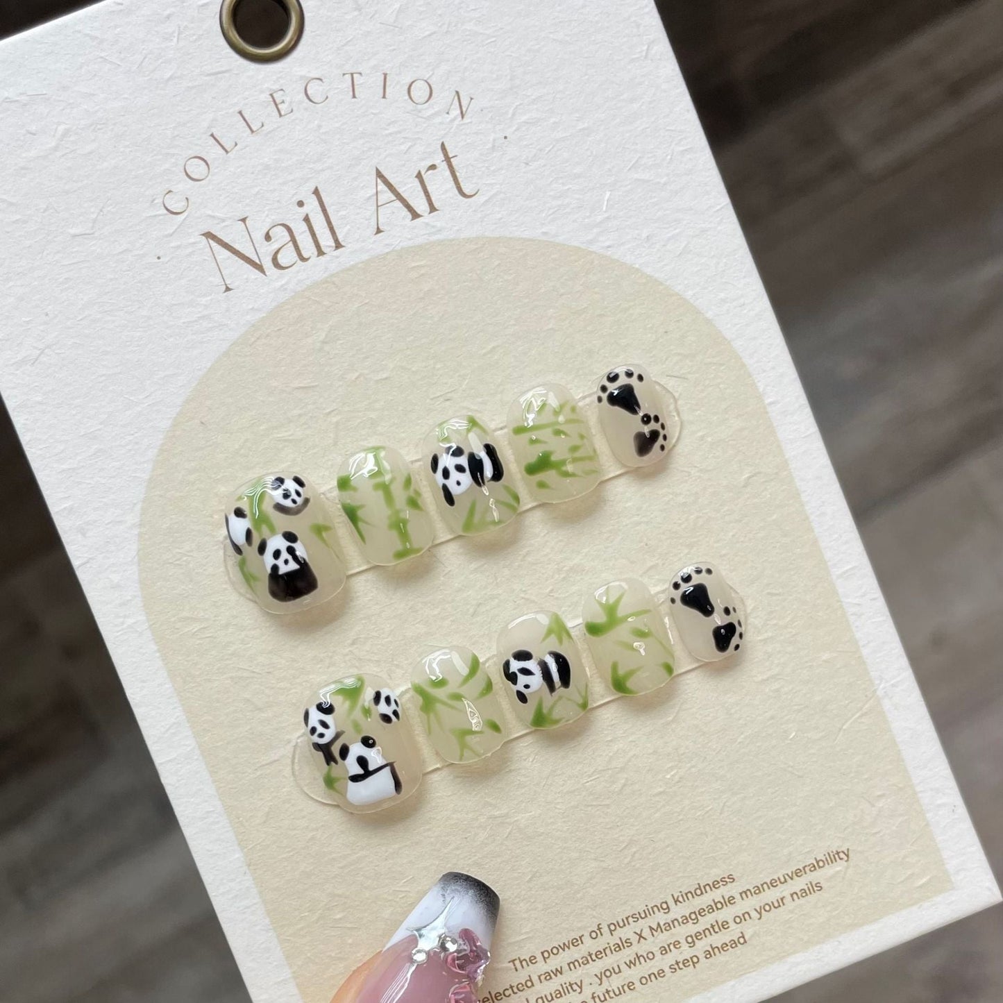 1022- Handmade press on nails fake nails removable
