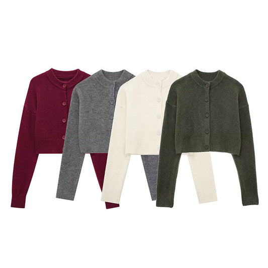 Women's Short Knit Cardigan Trendy