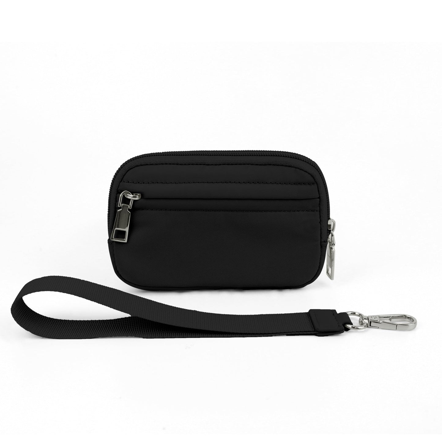 Transparent PVC Card Bag – Portable Wrist Bag for Bank Card & Change Storage