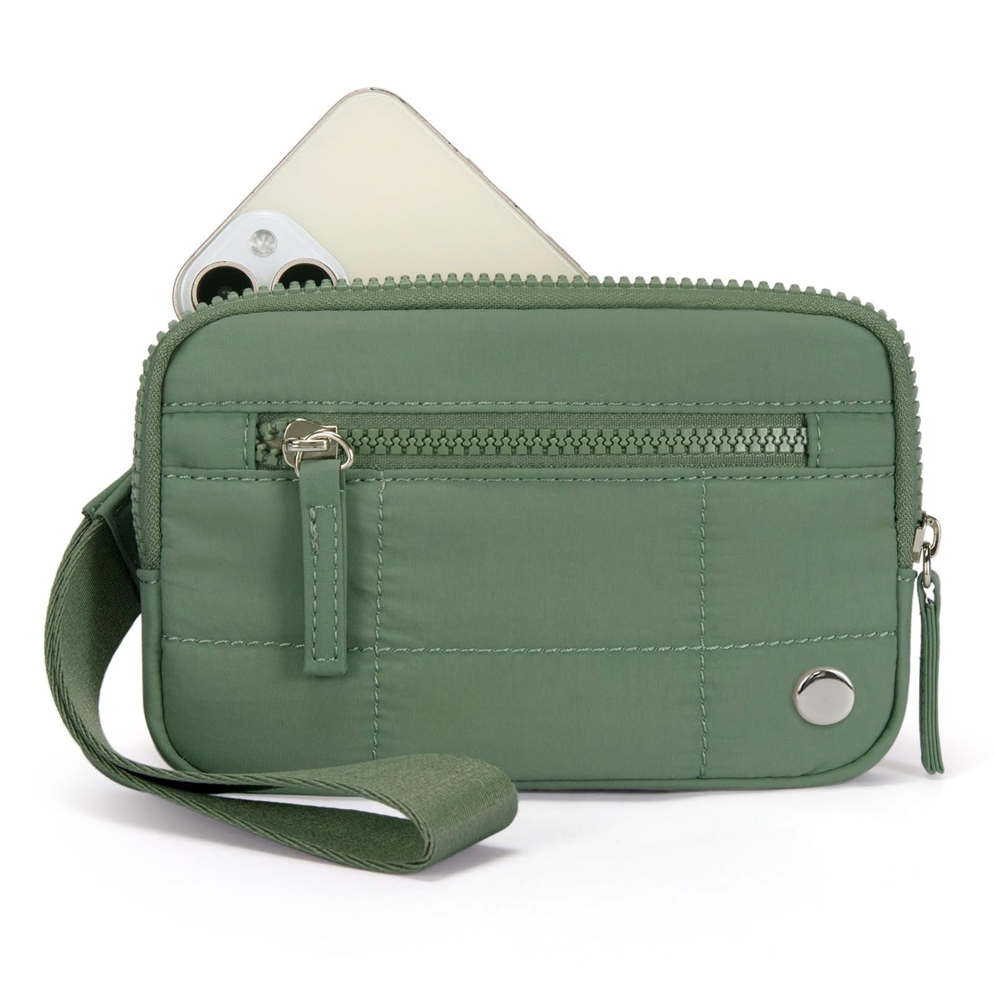 Transparent PVC Card Bag – Portable Wrist Bag for Bank Card & Change Storage