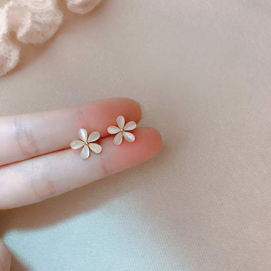 Opal Flower Stylish Simple Versatile High-grade Ear Clip