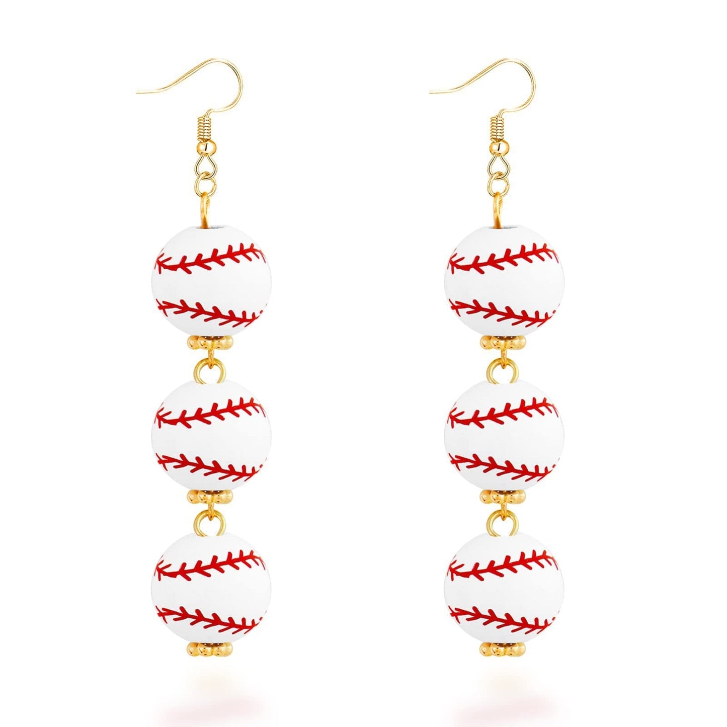 Rhinestone Football & Rugby Earrings for Women - Sparkling Sports Fan Dangle Drop Stud Earrings