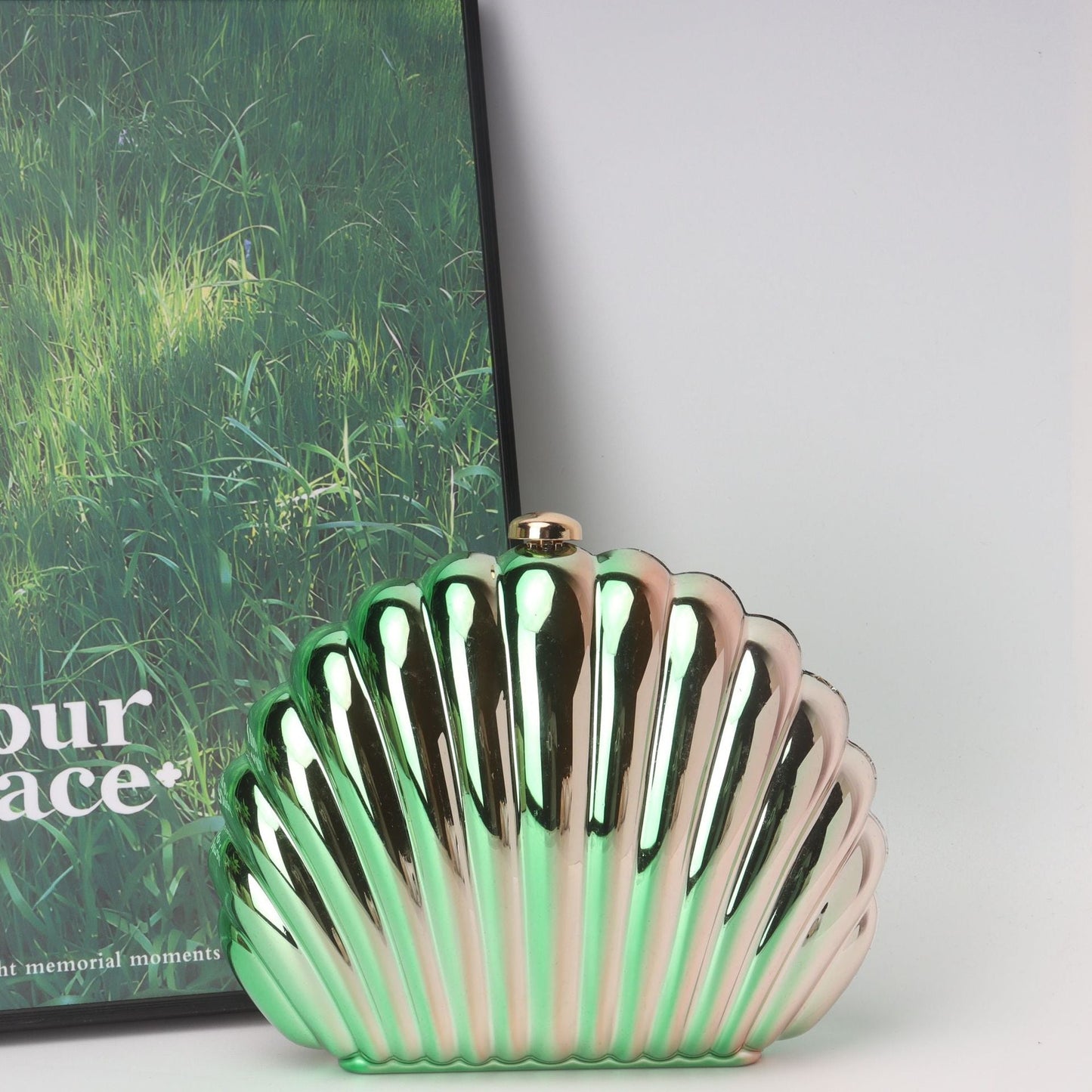 Shell Box Bag, Clutch Purse, Dinner Purse evening Clutch Purse Party