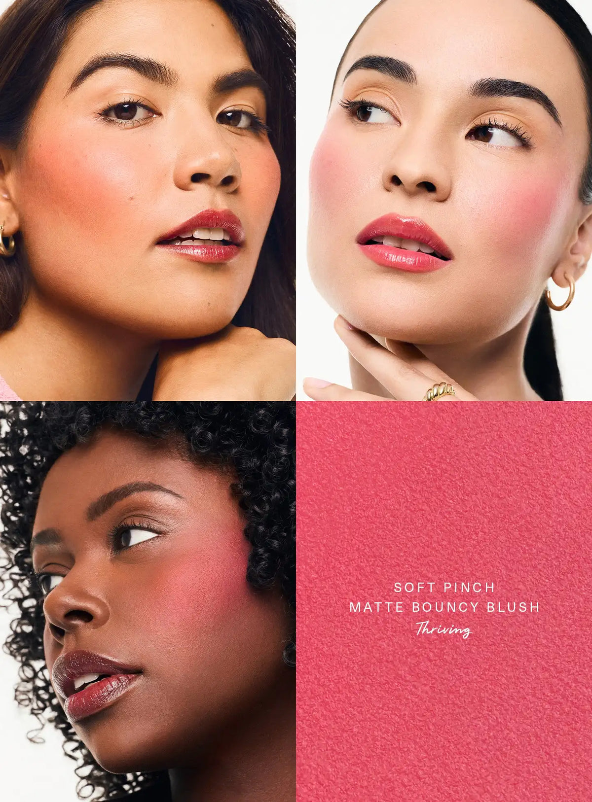 Rare Beauty Soft Pinch Matte Bouncy Cushiony Cream-to-powder Blush Airy And Lightweight Soft Pinch Liquid Blush Natural Flush
