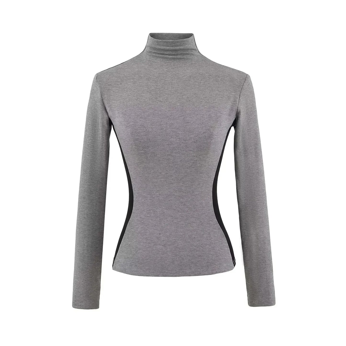 Women's High Neck Slim Fit Fleece Base Layer Top