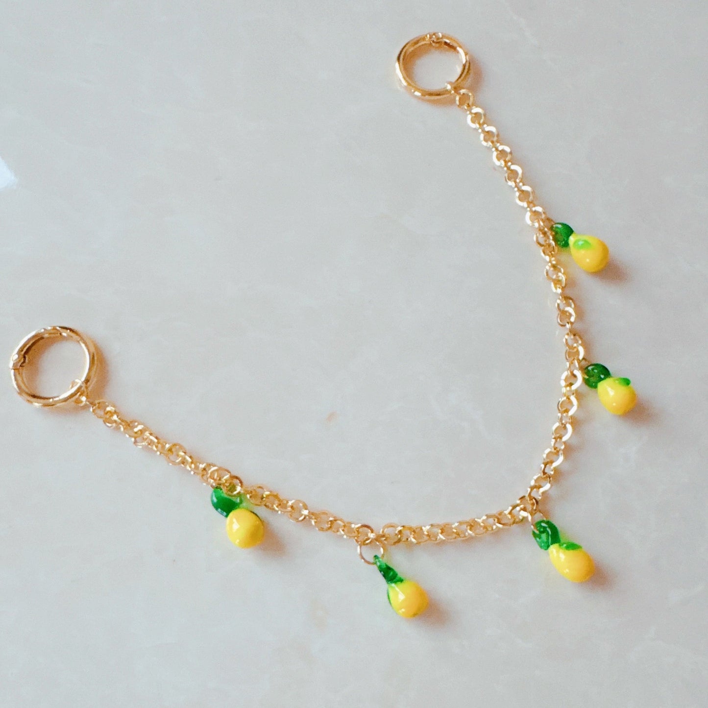 Sweet Lemon Drops Bag Charm