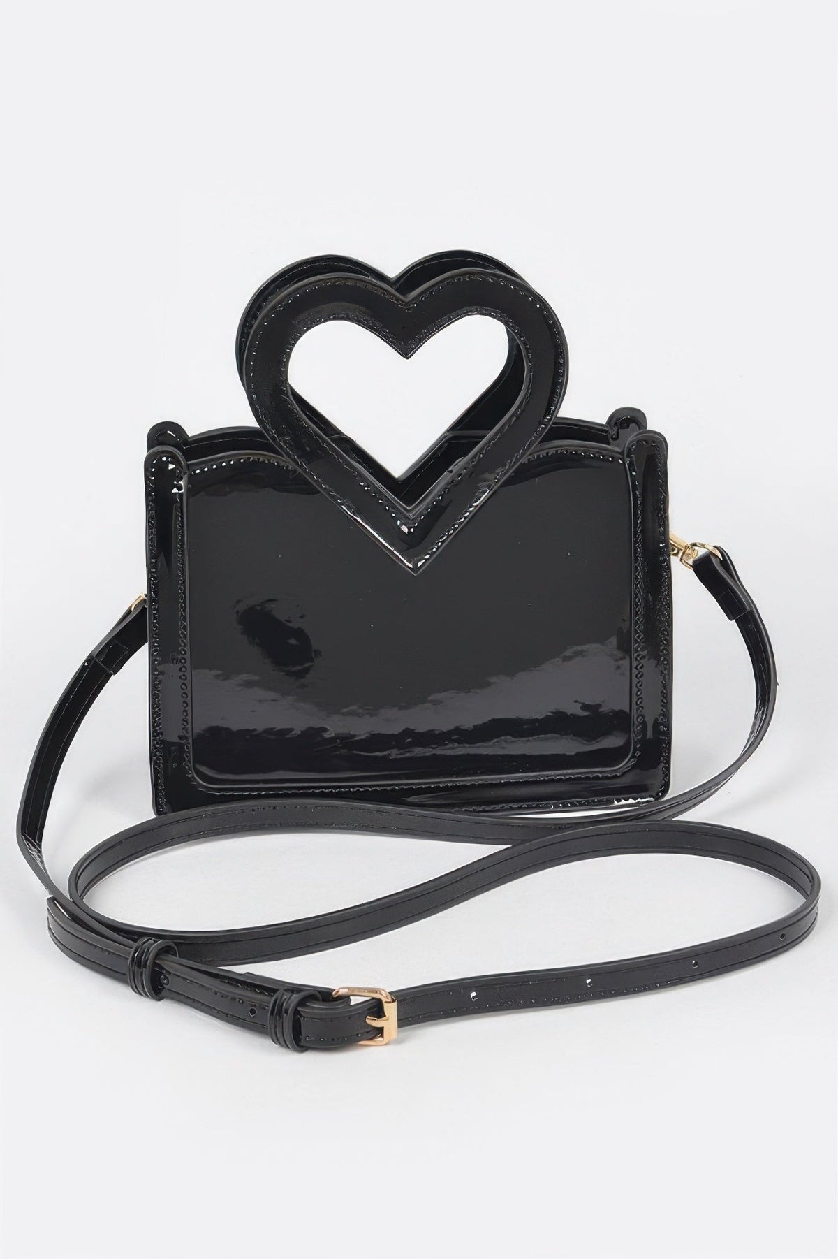Enamel Top Handle Bag