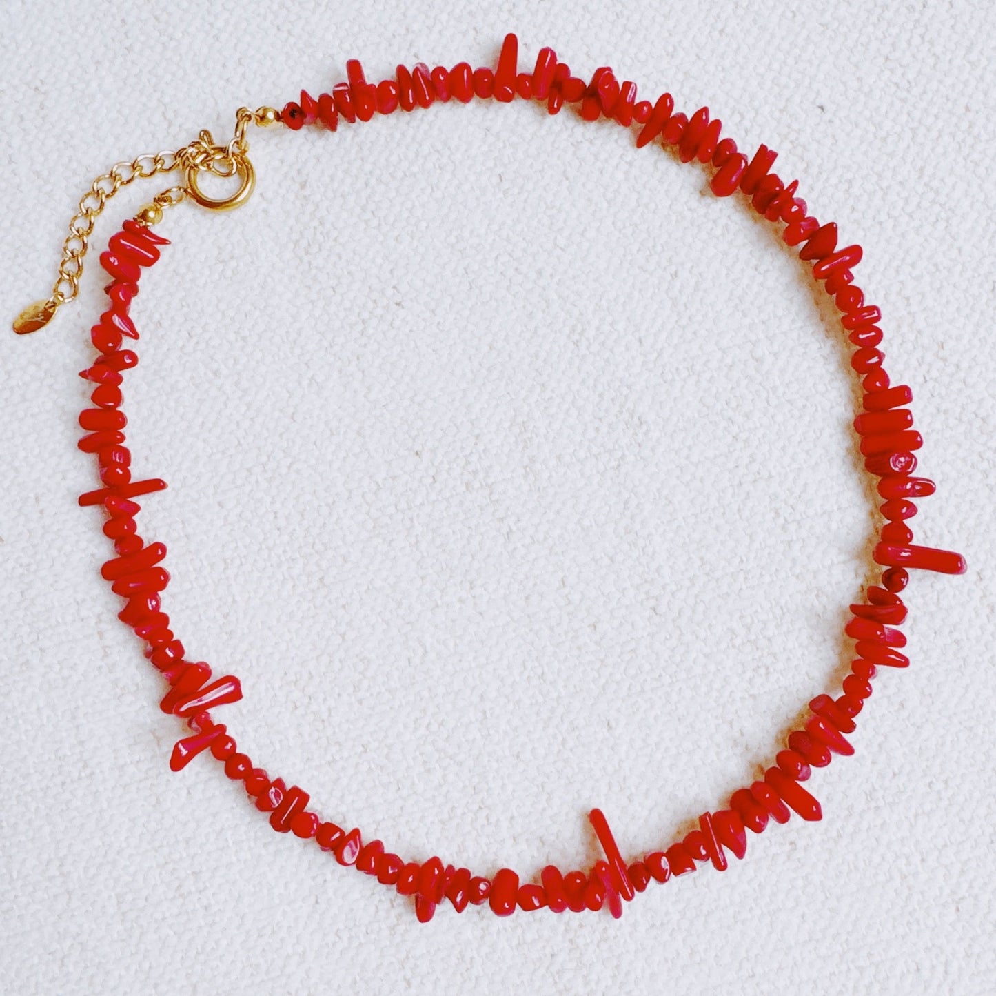 White Sands Coral Reef Necklace – Gold-Plated Coastal Style