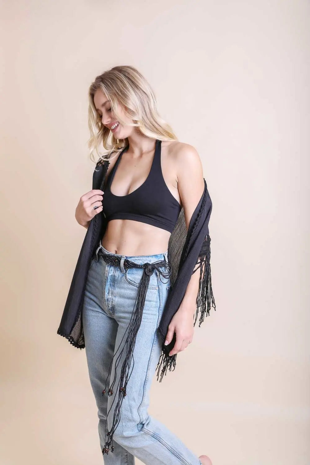 Macrame Tie Belt🧶