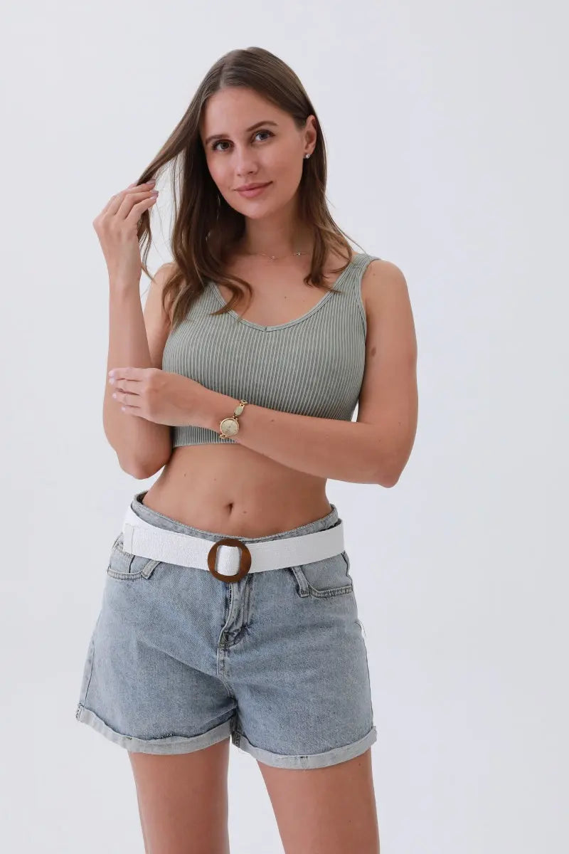 Minimalist Boho Raffia Belt – Chic Round Buckle for Effortless Style 🌾🌟