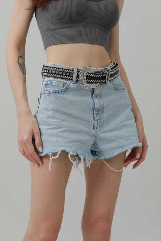 Rivet Studded Belt – Edgy Western Glam ✨🤠