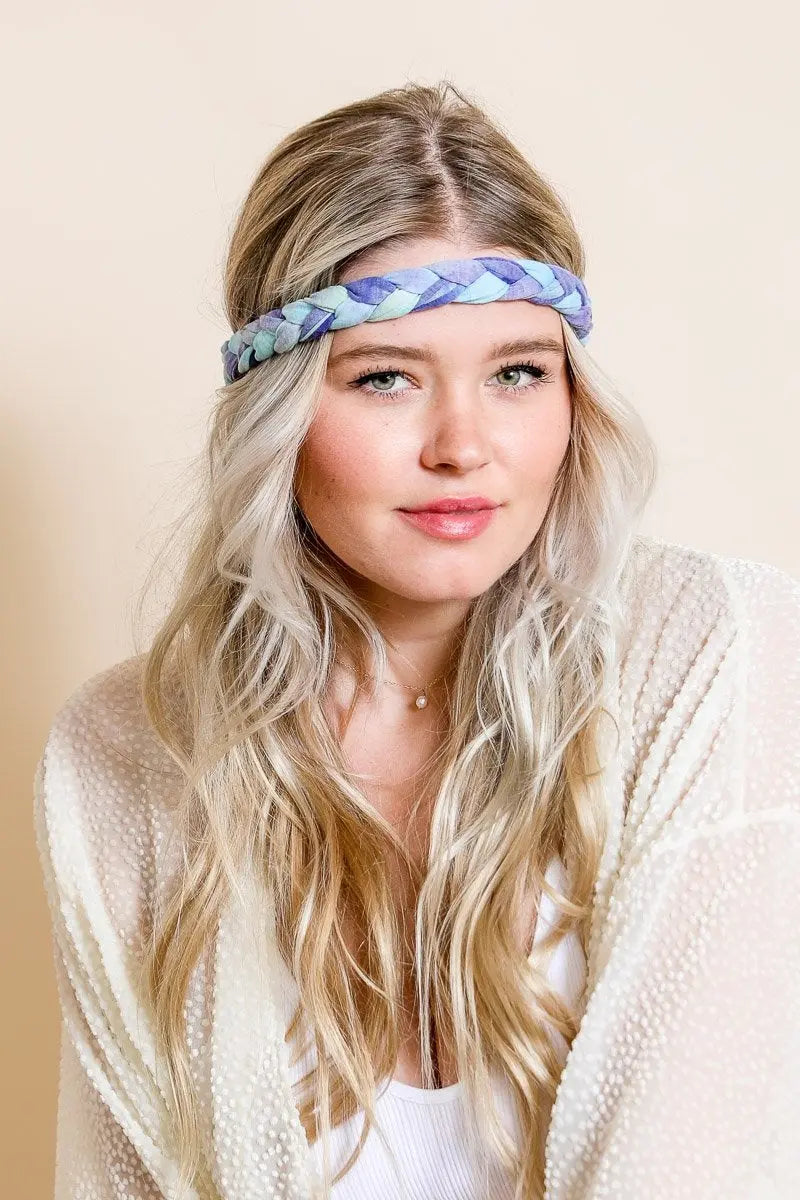 Braided Tie-Dye Headband