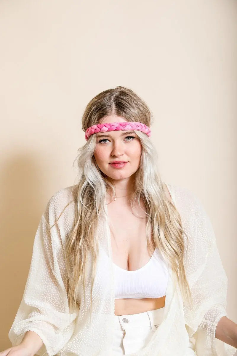 Braided Tie-Dye Headband