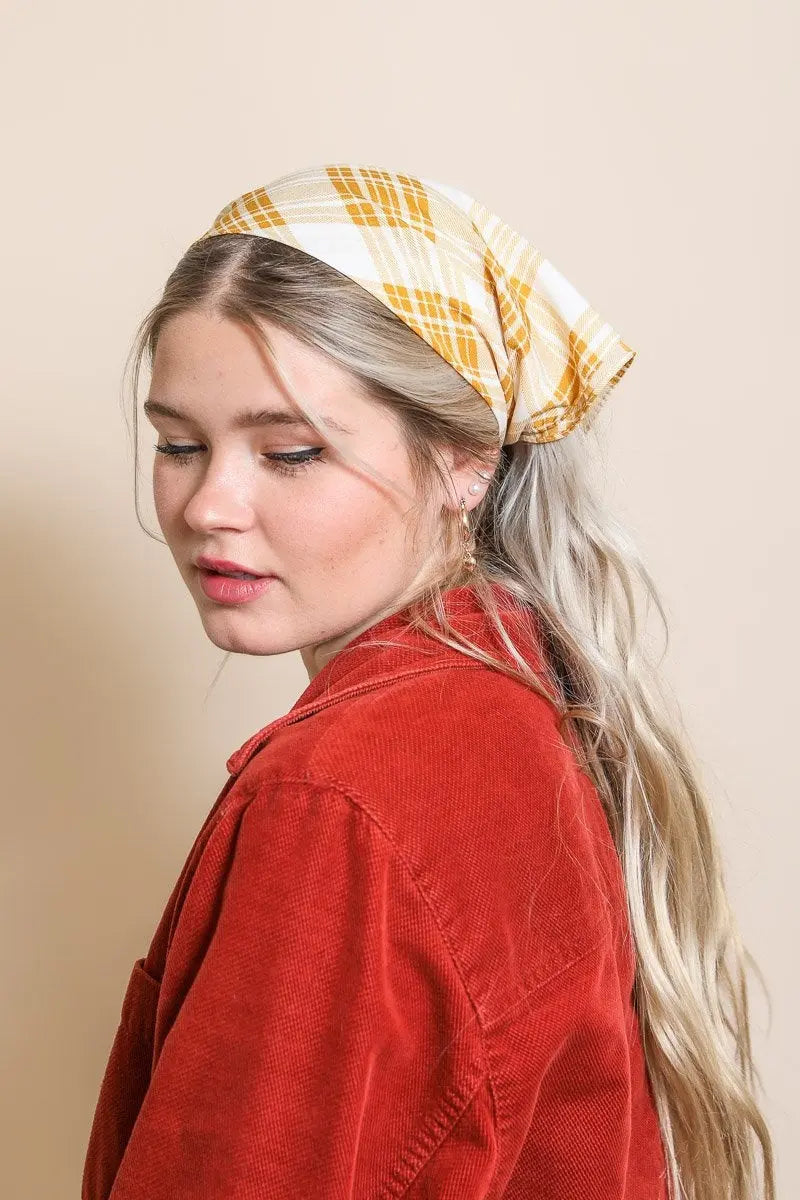 Triangle Flannel Headscarf