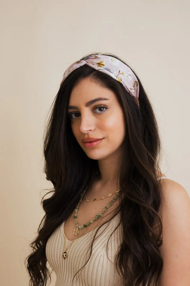 Satin Smooth Floral Headband 🌼