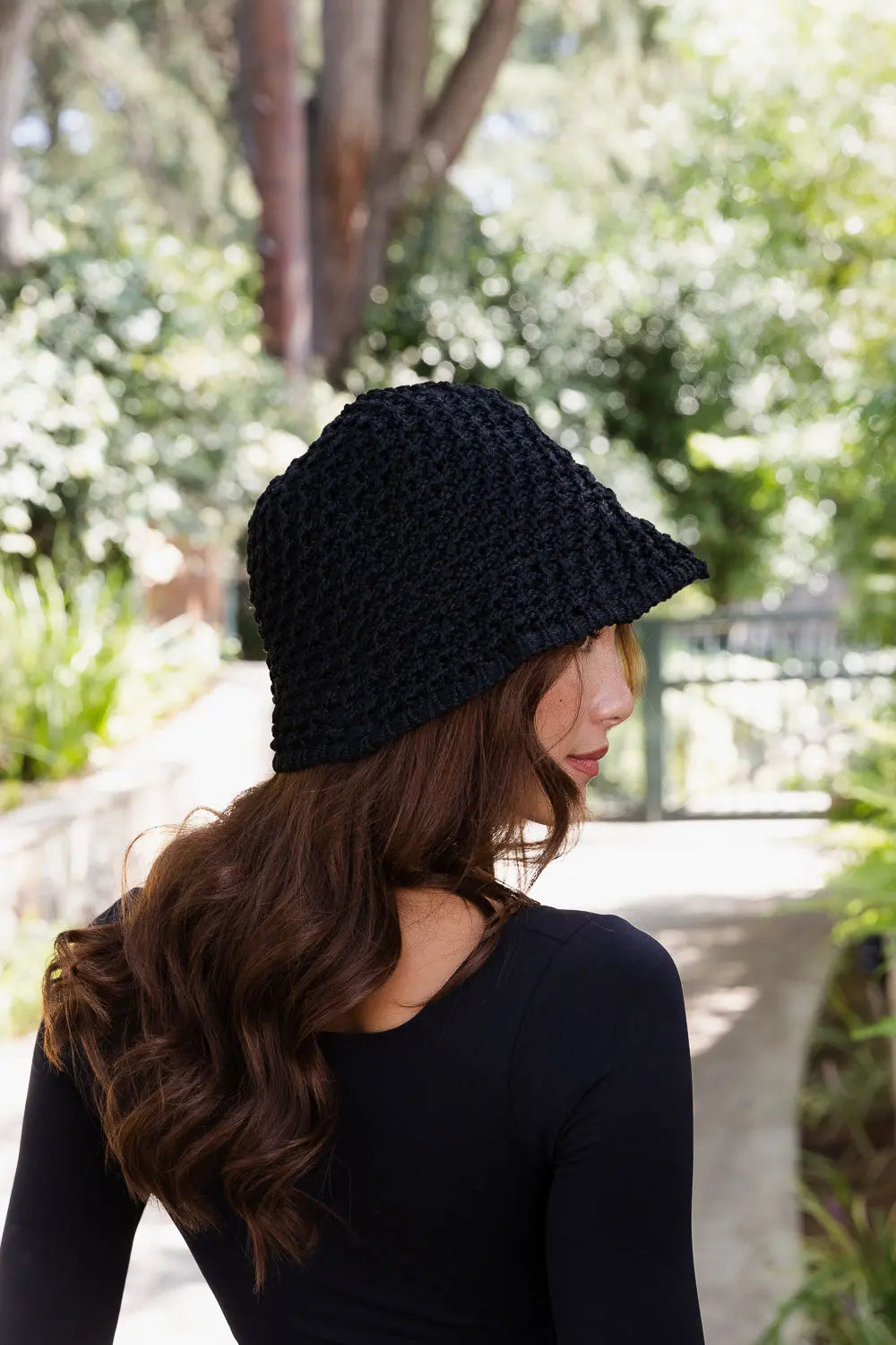 Handwoven Crochet Bucket Hat – Boho Twisted Design 🌿🧶