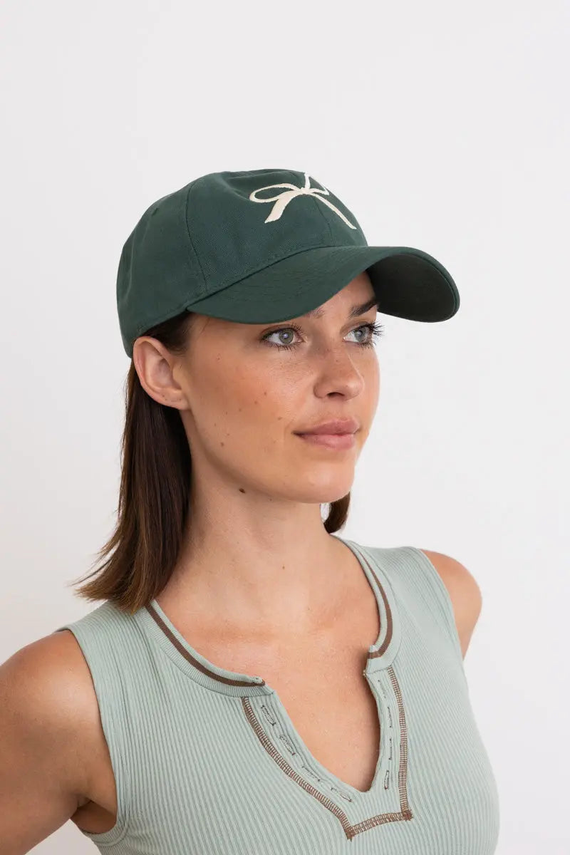 Bow Ribbon Embroidered Baseball Cap🎀⚾️