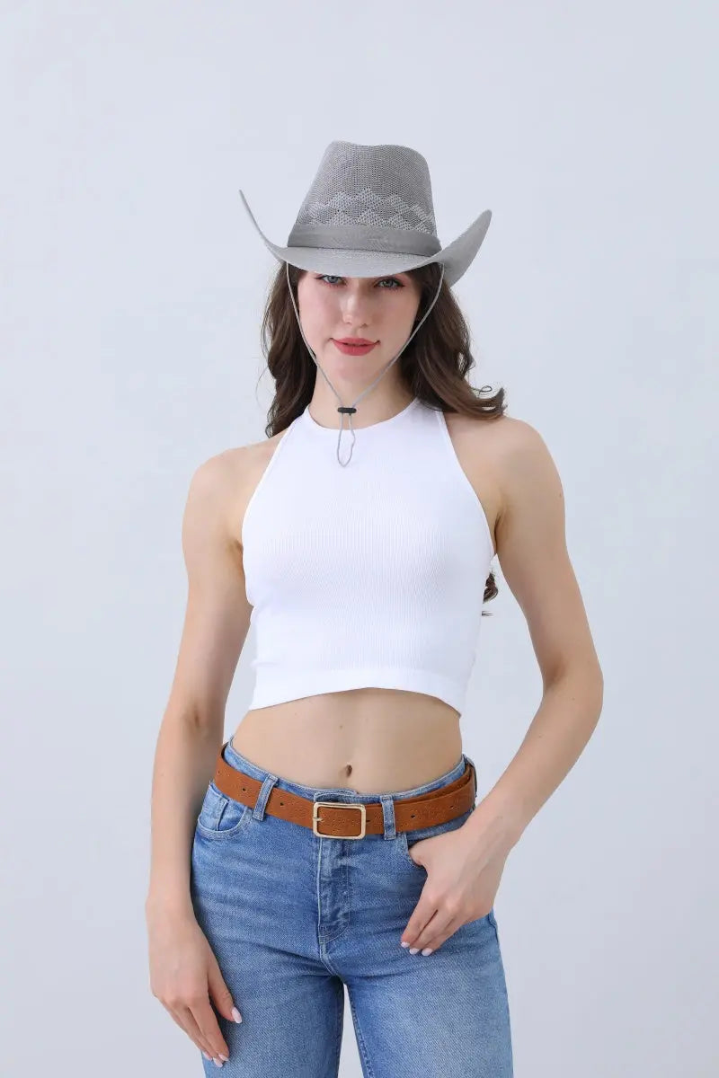 Timeless Solid Cowboy Hat – Vintage Western Essential🤠✨