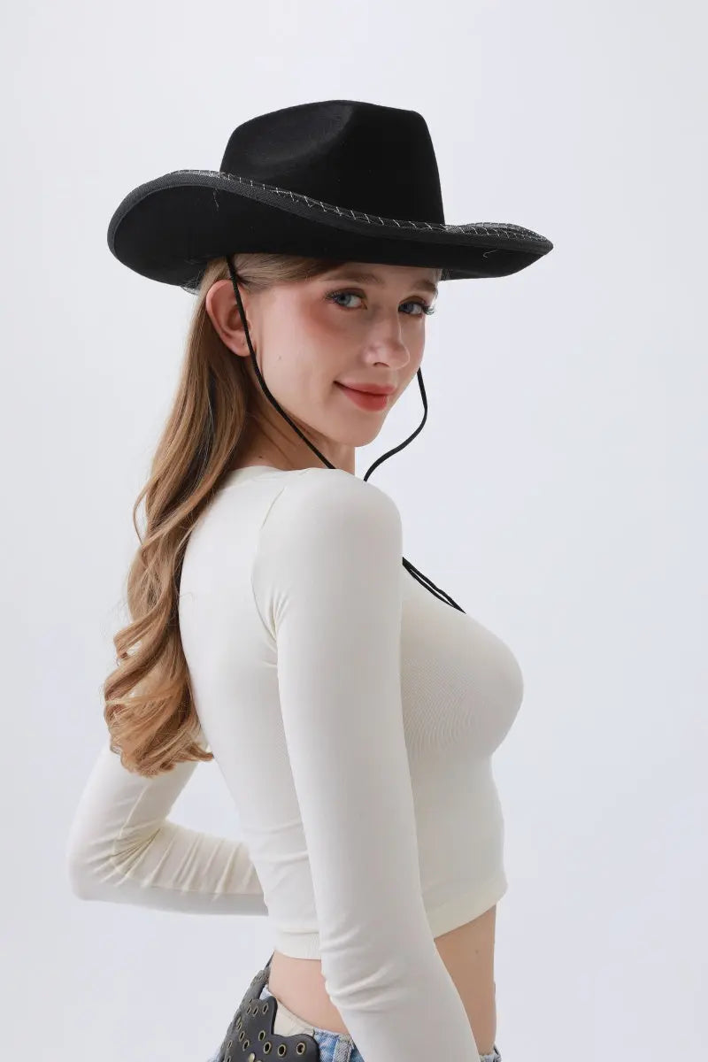 Neon Cowboy Hat – Light-Up Western Party Hat 🌟🤠