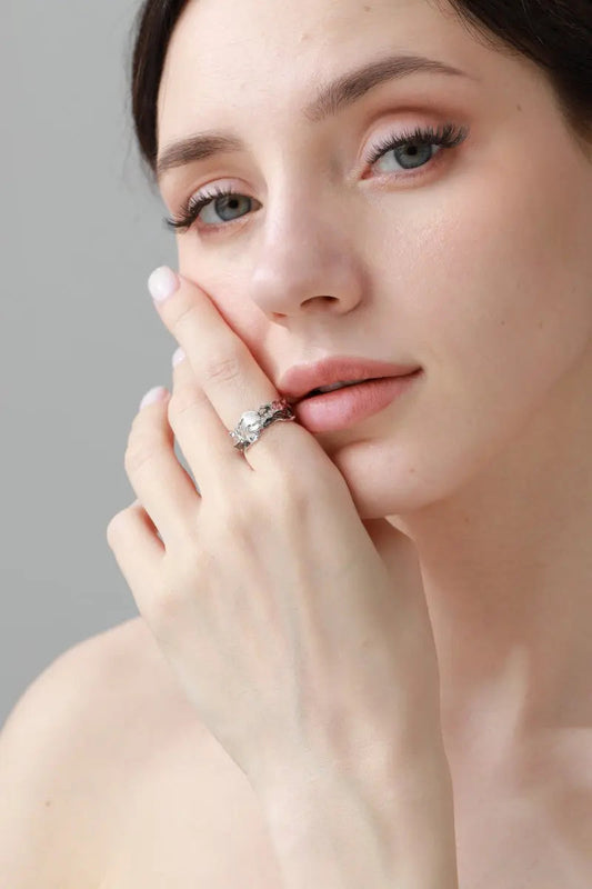 Celestial Sun Nugget Rings – Matching Couple Jewelry 🌞