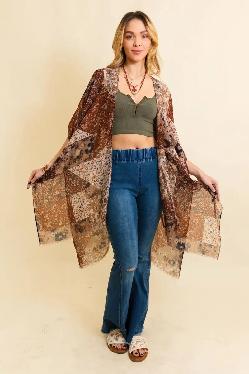 Floral Fantasy Kimono
