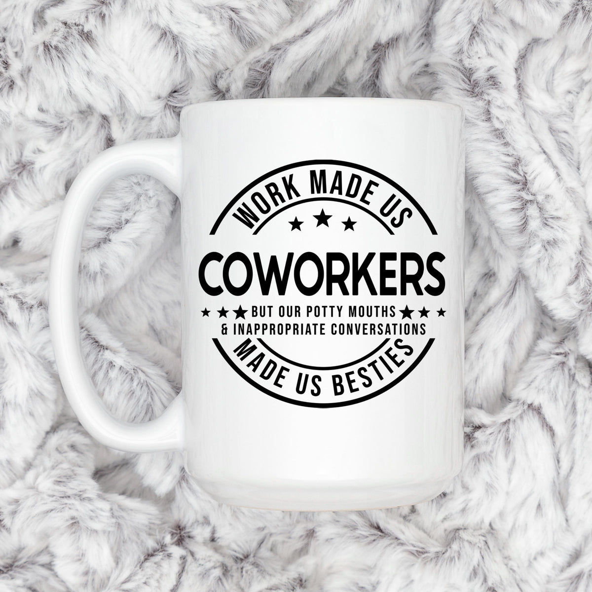 Funny Coworker Mug - Ceramic Coffee Cup | Office Humor Gift, Dishwasher Safe