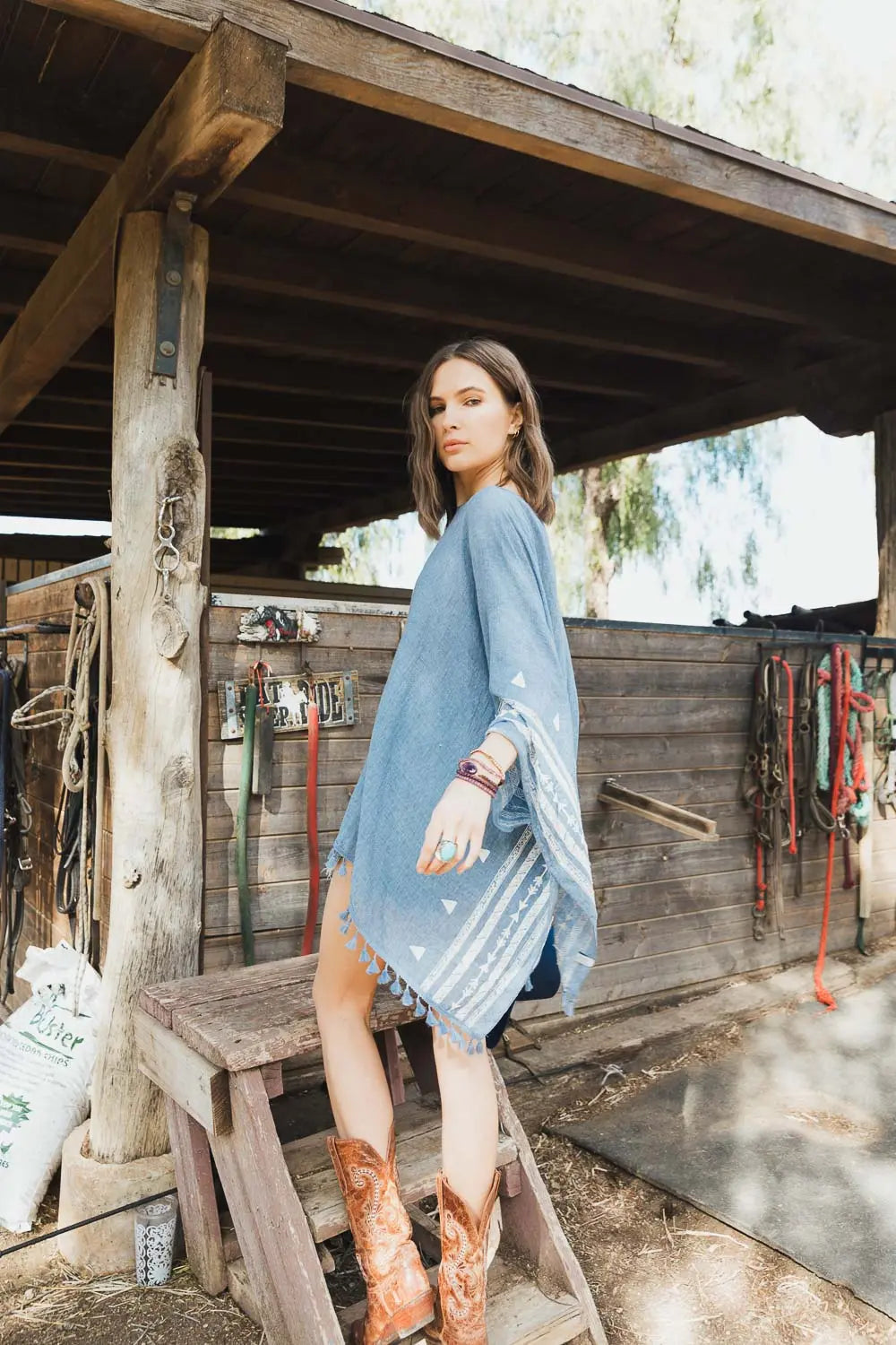 Aztec Embroidered Tunic