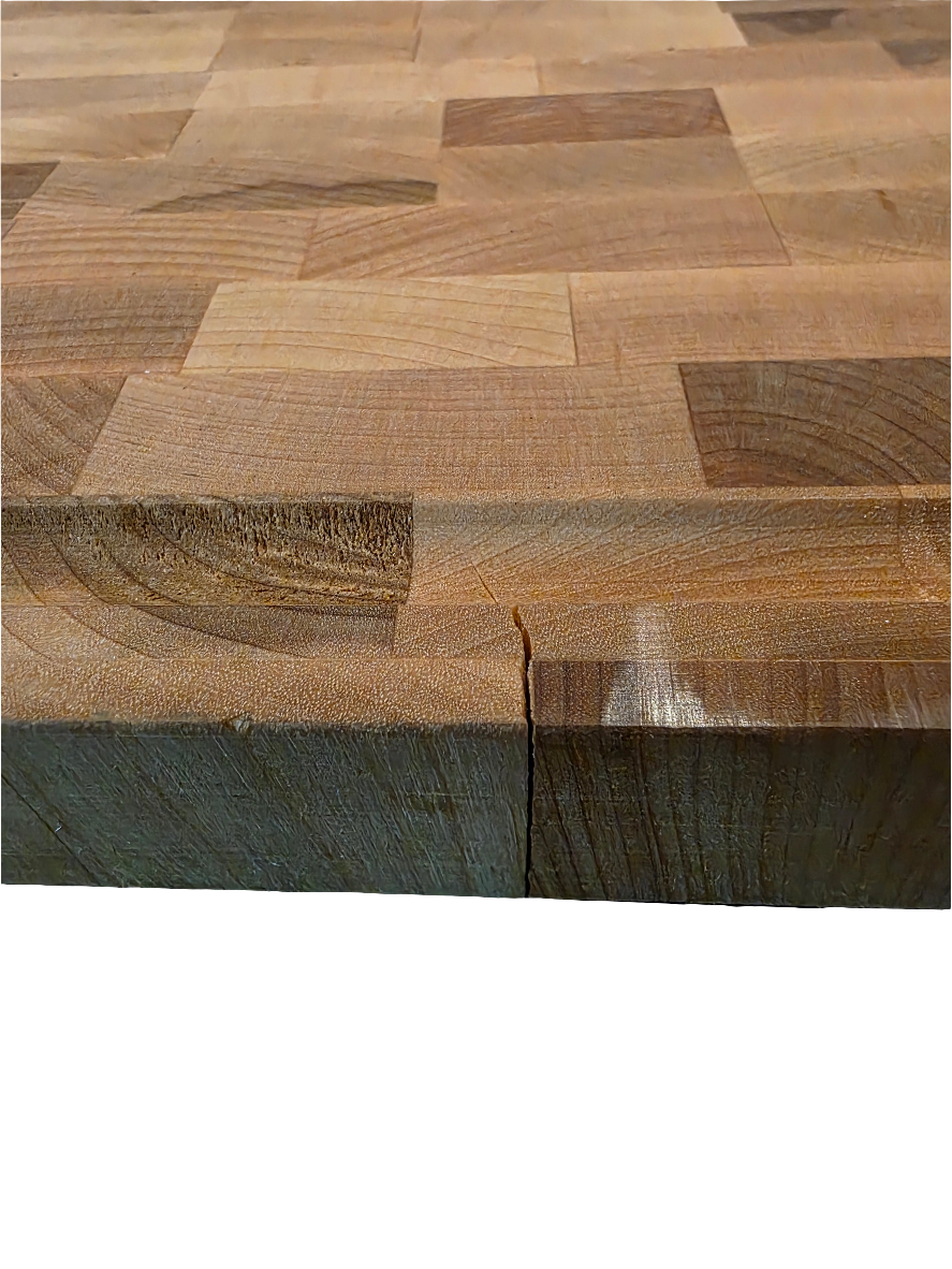 Wood For Chef Maple Wood Butcher Block Pro 18X14X1.5 -New