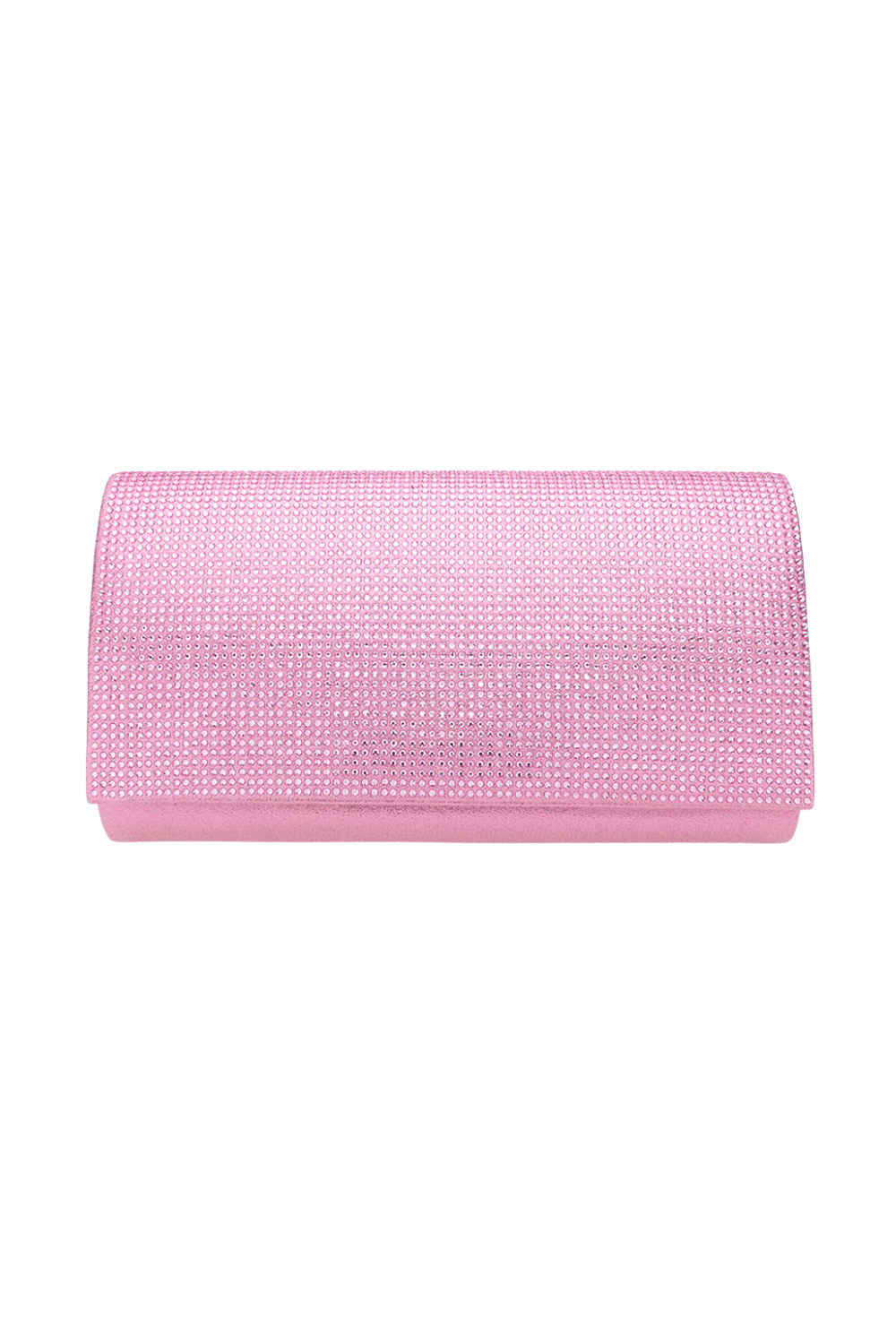 Blush Crystal Glam Clutch