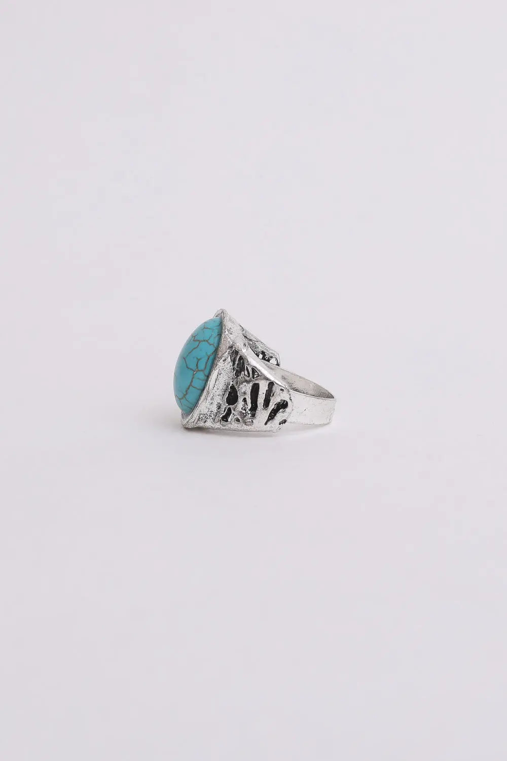 Bohemian Oval Cut Turquoise Ring💍