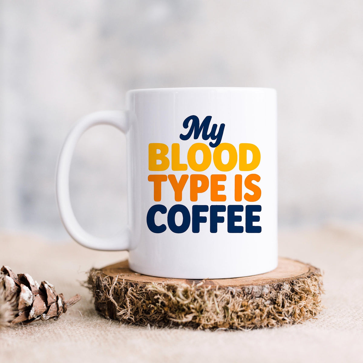Funny Coffee Mug | Microwave Safe Ceramic Coffee Cup – Gift for Caffeine Addicts