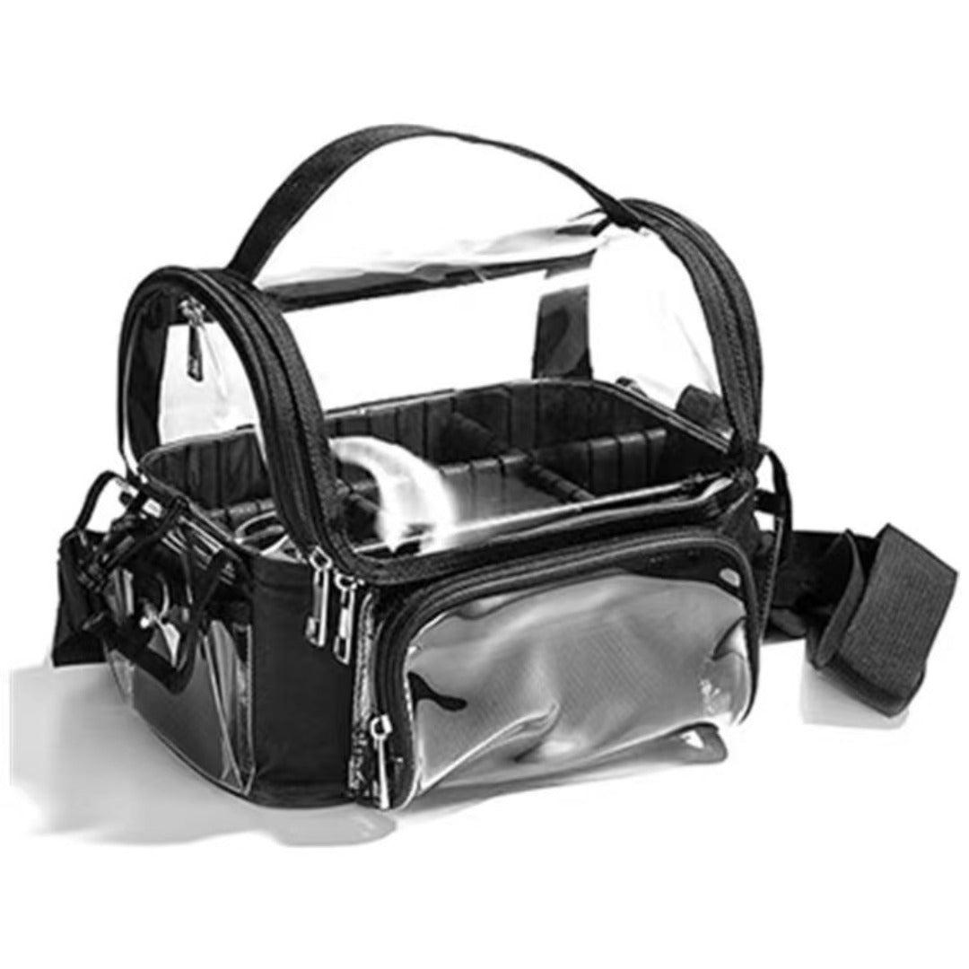 Portable vanity case transparent cosmetic bag, toilet bag storage bag, cosmetic bag transparent bag, Transparent Cosmetic Bag,